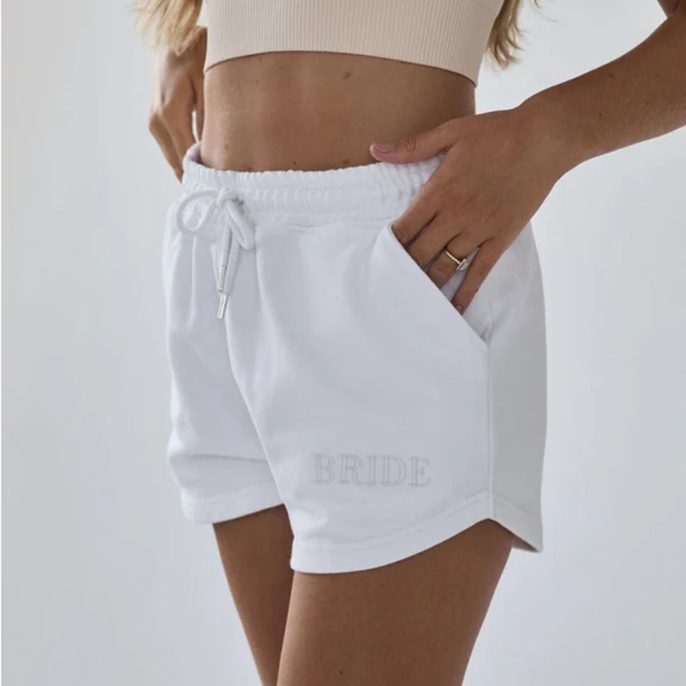 Six Stories Bride Statement Shorts - White